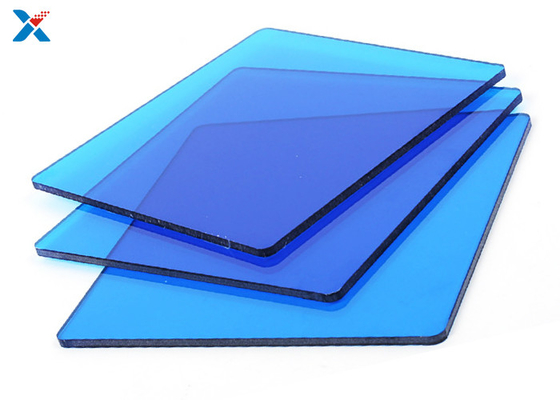 खरीदें Perspex पॉली कार्बोनेट छत शीट पारदर्शी नीला प्रभाव प्रतिरोध online manufacture