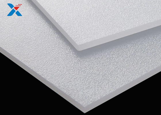 Extruded एक्रिलिक डिफ्यूज़र शीट सिंगल साइड मैट Plexiglass प्लेट