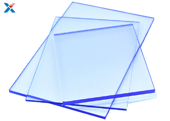 Perspex पॉली कार्बोनेट छत शीट पारदर्शी नीला प्रभाव प्रतिरोध