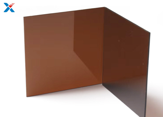 डार्क टिंटेड कांस्य Plexiglass प्लास्टिक एक्रिलिक शीट आकार पैनलों में कटौती